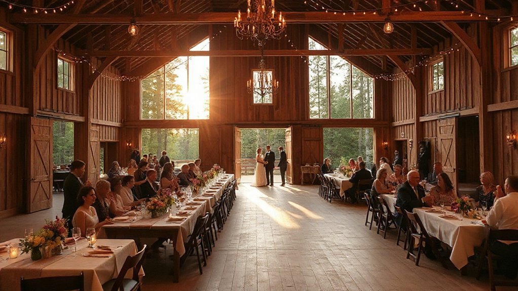 barn brisket lights dancing