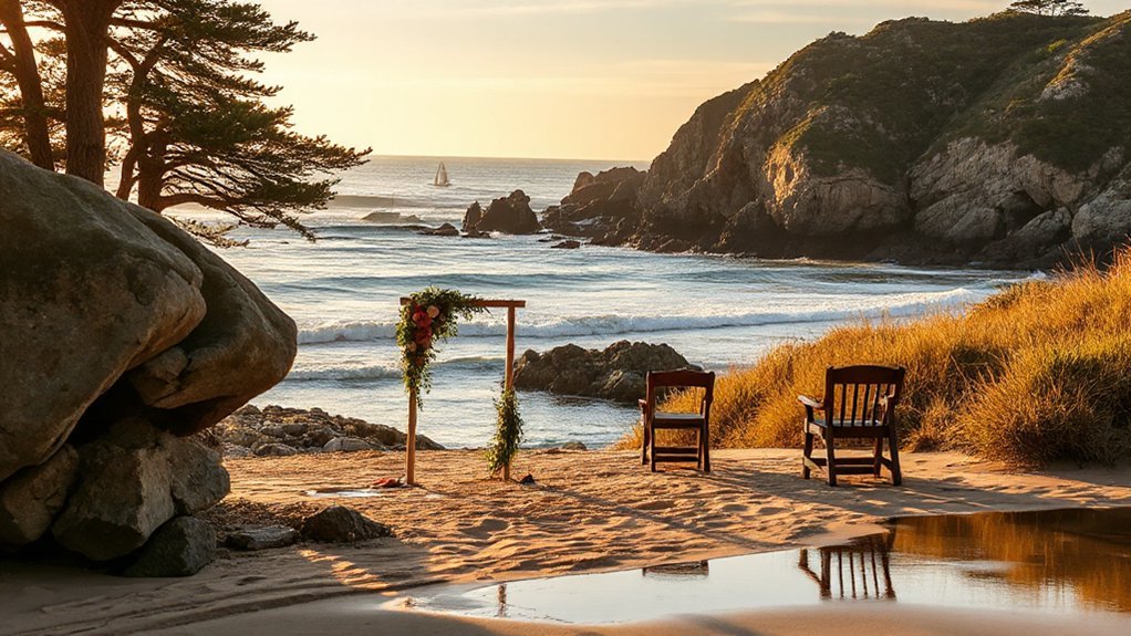 Beach Wedding Venues Near Me: Coastal Ceremony Locations Guide carmel ocean view seaside wedding