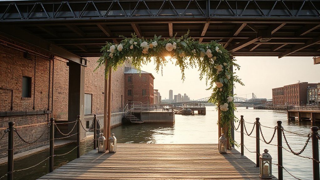 cobblestone murals waterfront picnics