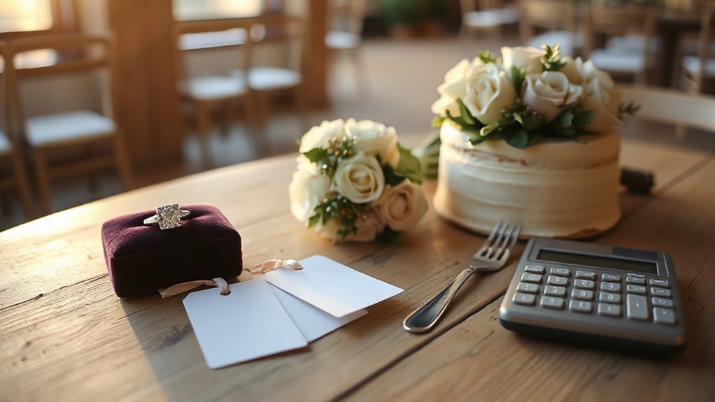 detailed wedding cost breakdown