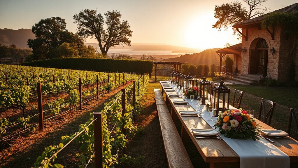 estate logistics and tastings