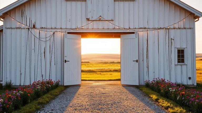 The Barn at Grace Hill: White Barn Wedding Venues Wichita KS