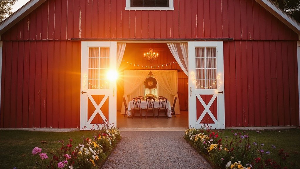 The Barn at Richmond - Kansas Wedding Venue Review gravel hay warm welcome