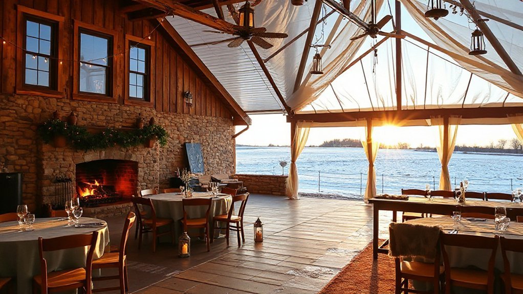 heated daylight filled weatherproof venue