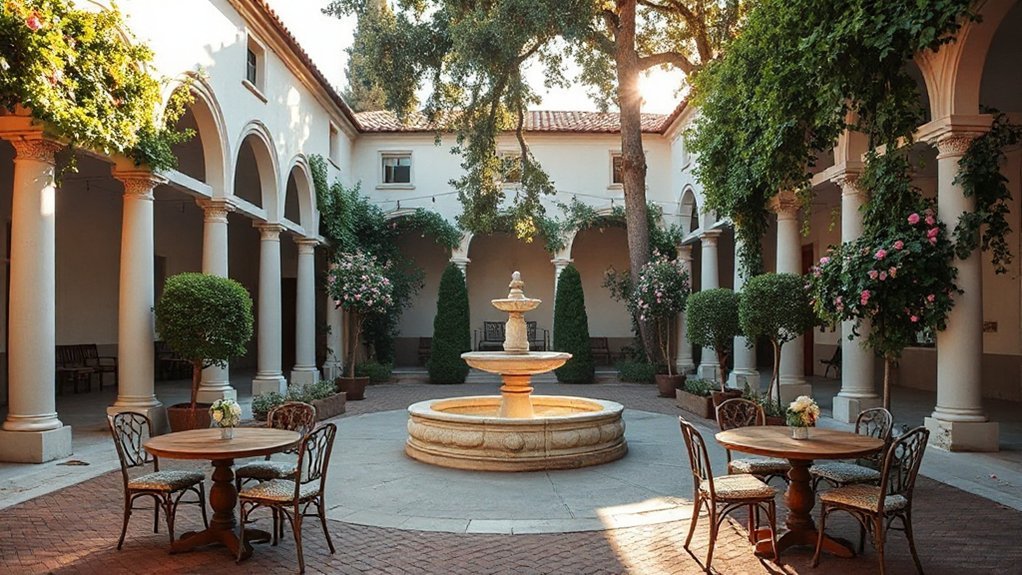 20 Stunning Outdoor Wedding Venues Near Me (With Photos & Reviews) historic arched courtyard photogenic