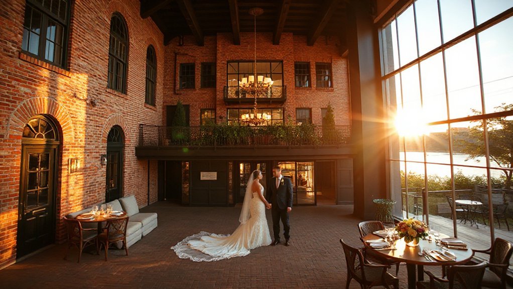 Top 10 Wedding Venues in Kansas City - Photographer's Choice industrial grit rooftop garden