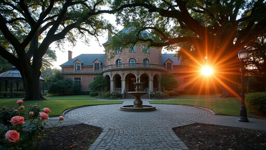 limestone glow tree framed lawns
