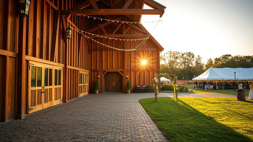meadow barn pond silo