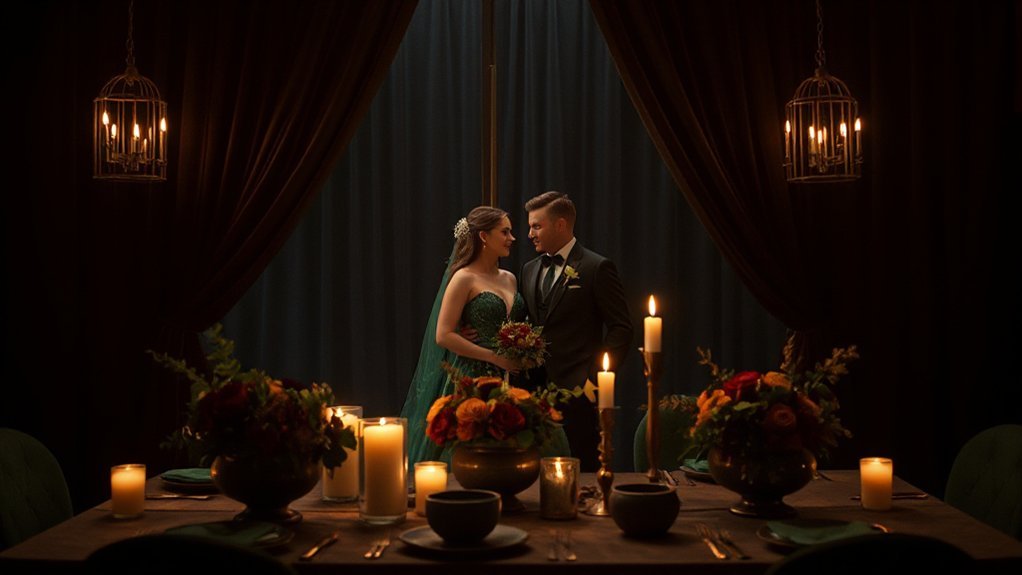 moody cinematic jewel tone palette