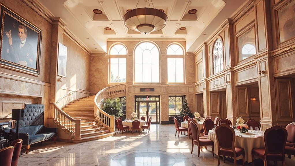 neon marquees gilded interiors