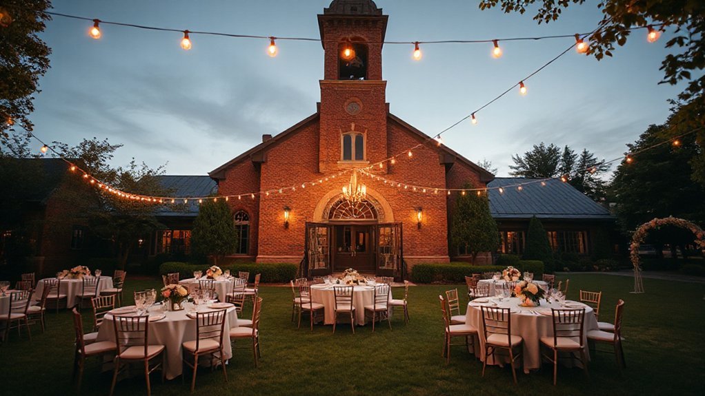 polished bright historic venue