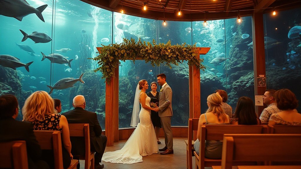 private zoo aquarium weddings