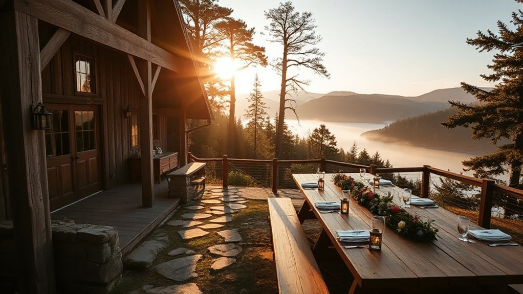 16 Gorgeous Rustic Bay Area Wedding Venues | See Prices redwood lodges creekside stargazing