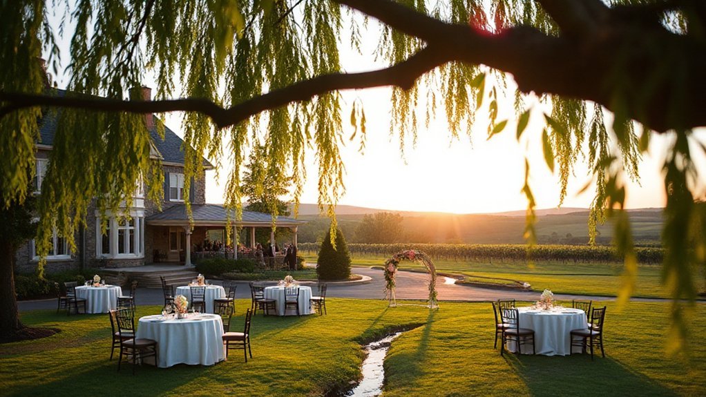 riverside vows barn reception