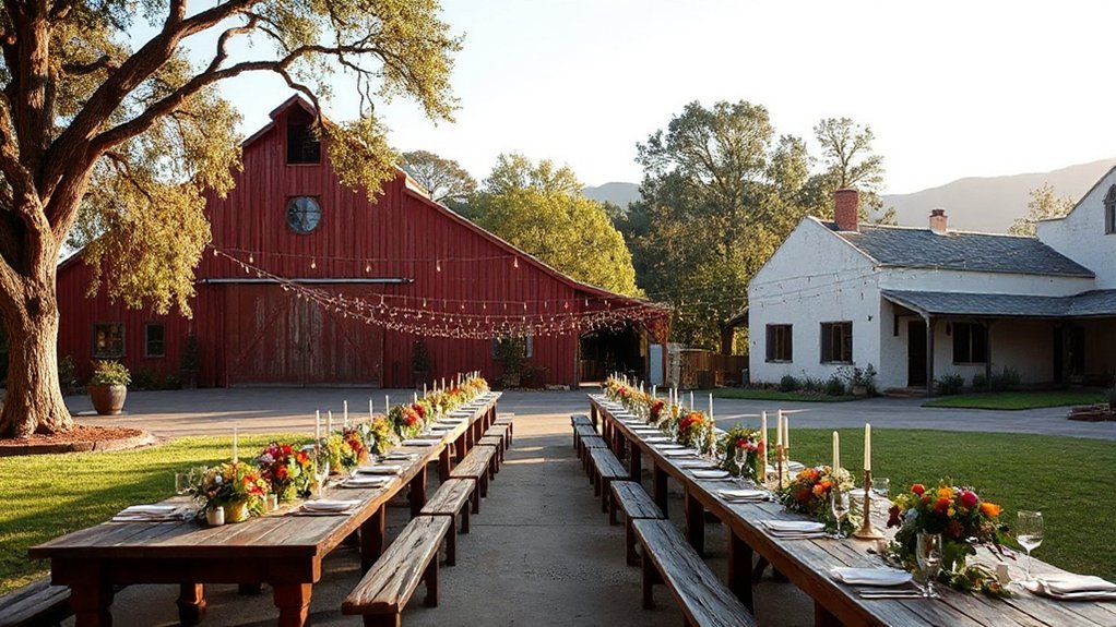 16 Gorgeous Rustic Bay Area Wedding Venues | See Prices rustic chic barn celebration