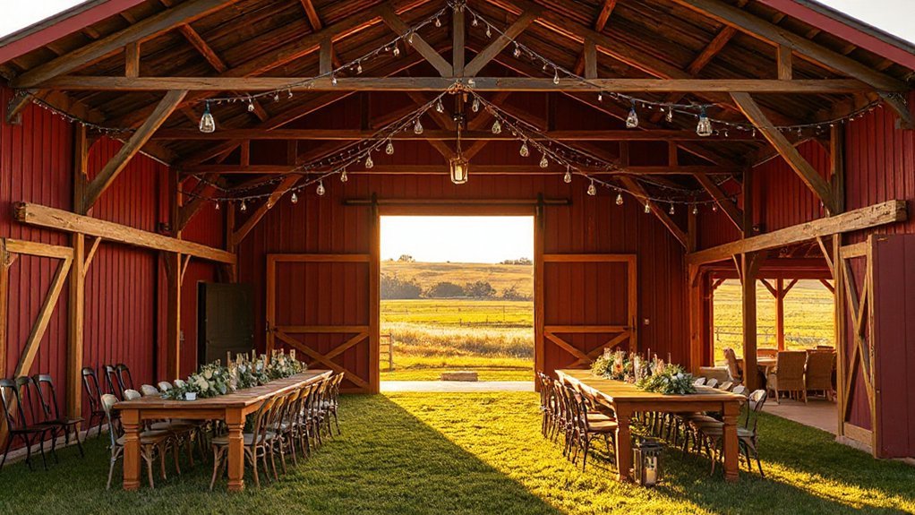 rustic modern sustainable barn