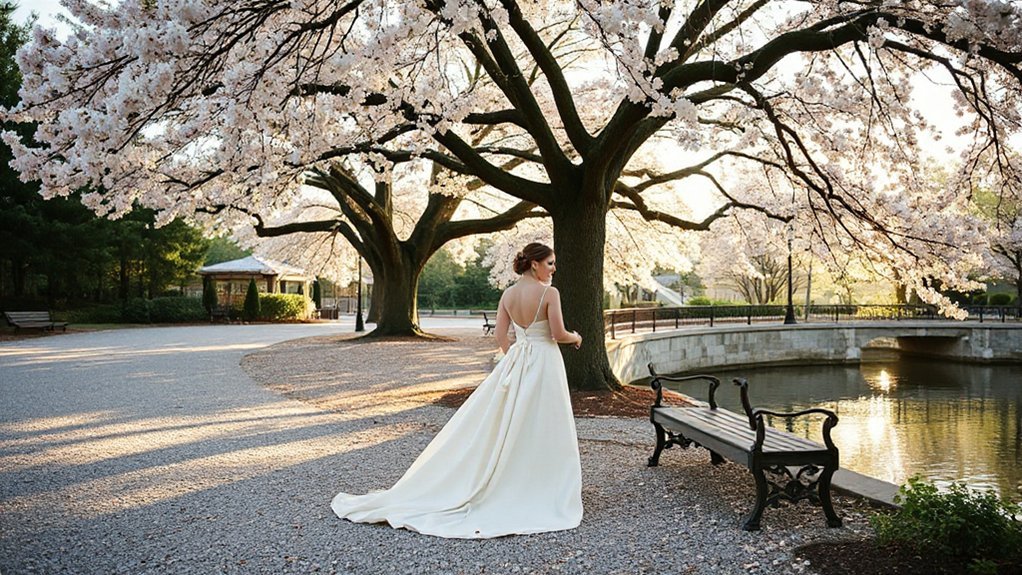 seasonal botanical wedding postcard