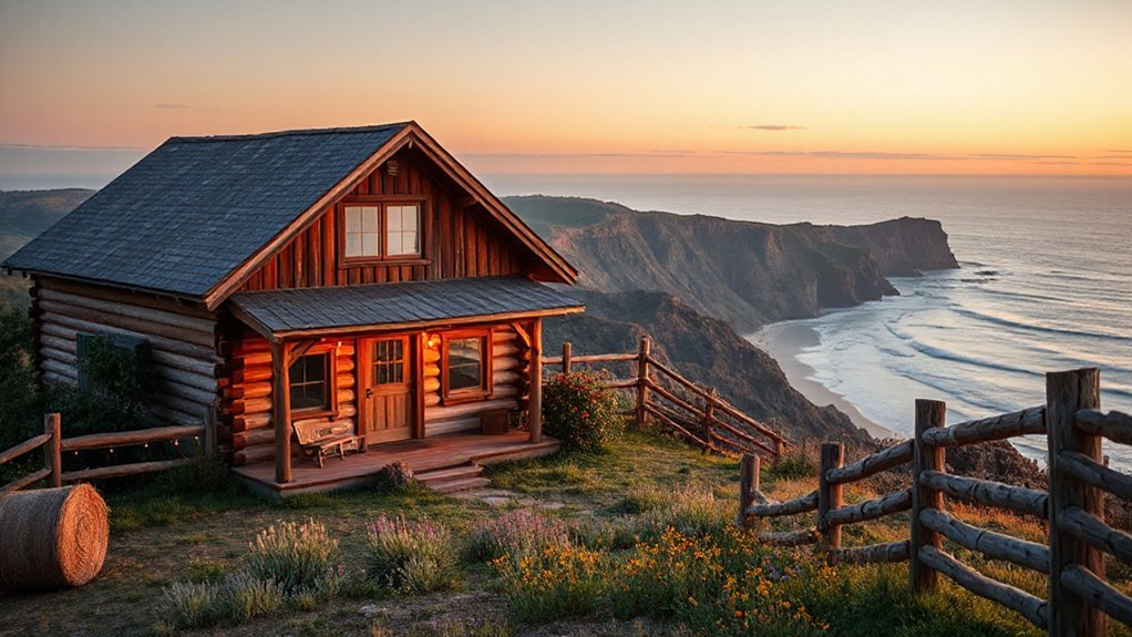 secluded malibu ocean view cabin