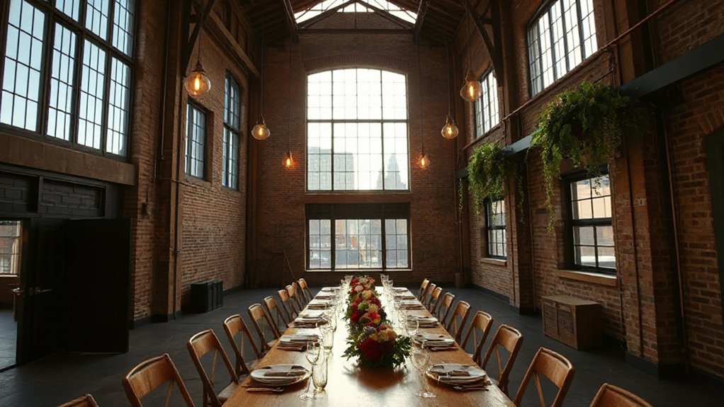 skylit industrial romance venue