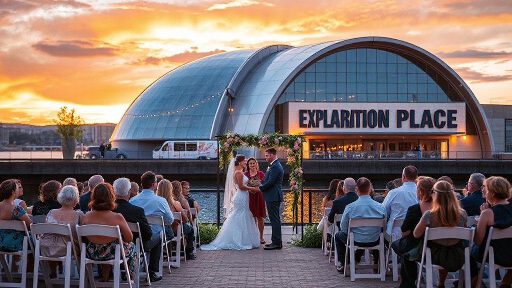 sleek riverfront interactive museum