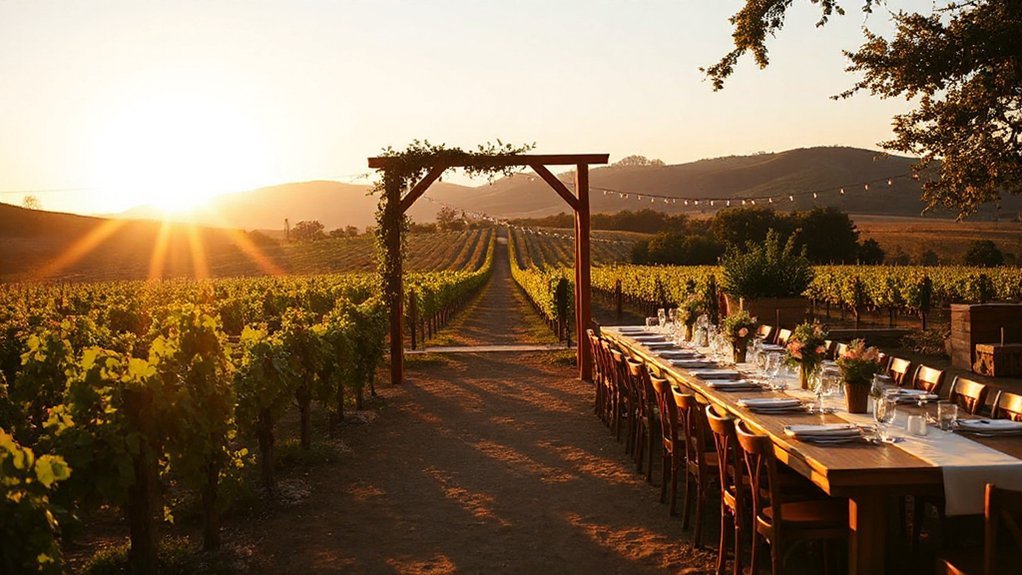 sunset ridge vineyard wedding