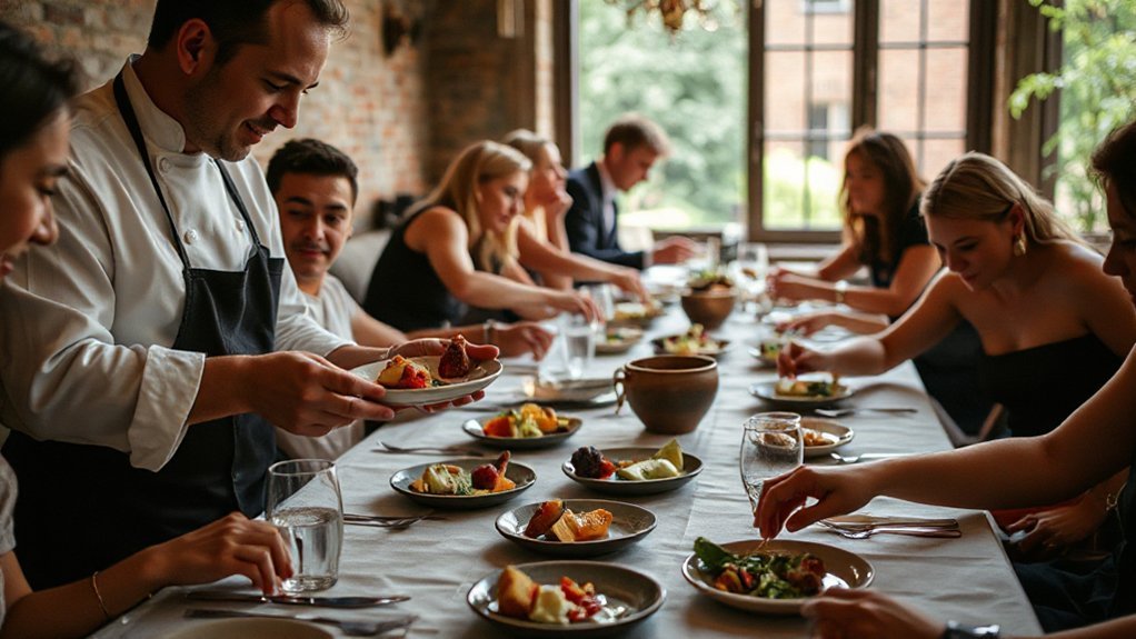 theatrical chef led tableside tastings