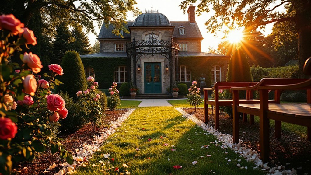 vows beneath ancient oaks