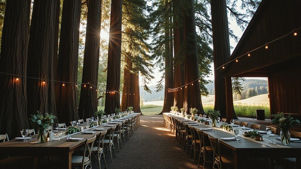 16 Gorgeous Rustic Bay Area Wedding Venues | See Prices wedding beneath cathedral trees